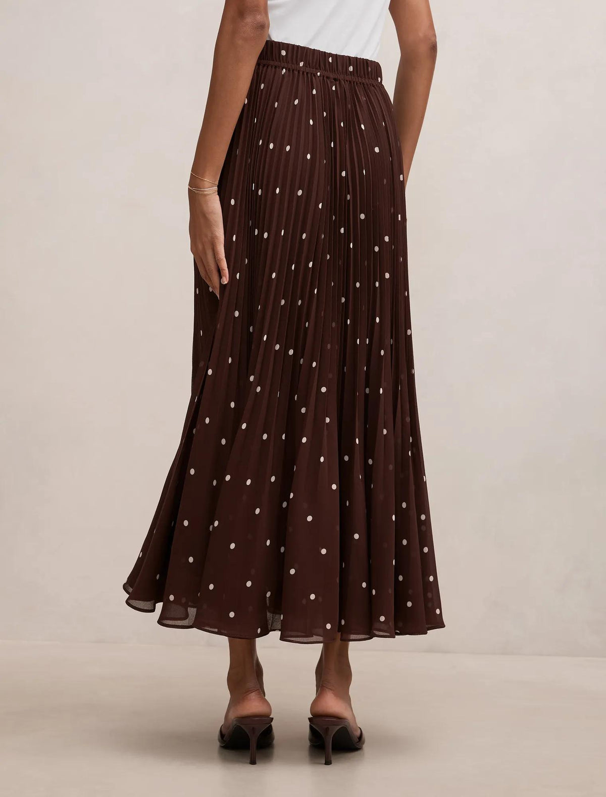 Aurora Petite Pleated Skirt Luxton Spot
