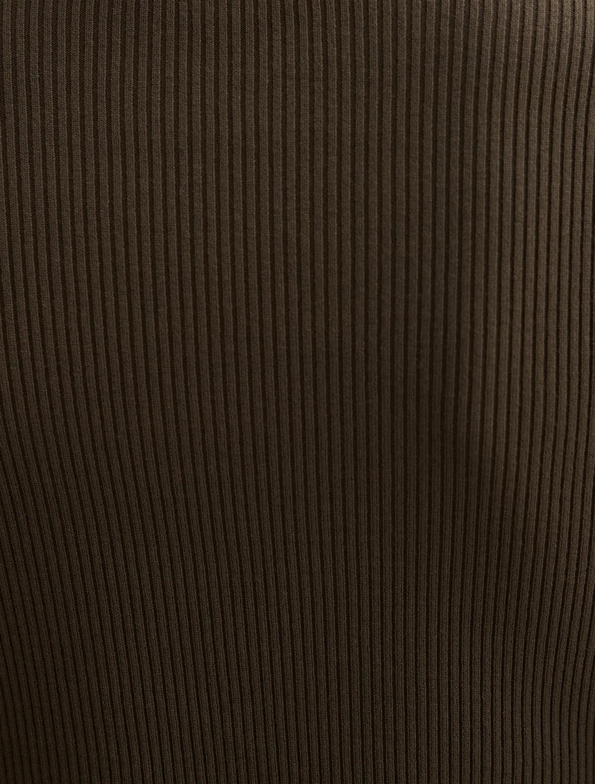 Alaia Knit Rib Top Deep Olive