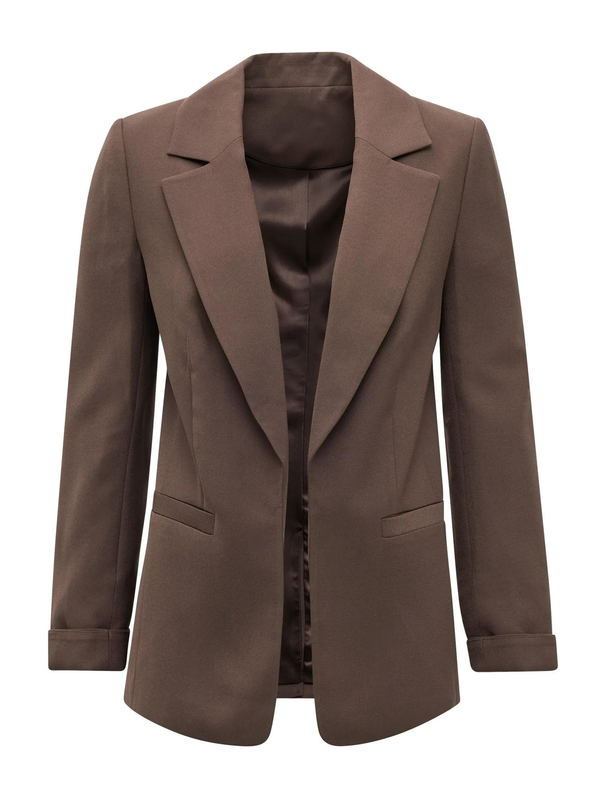 Dylan Boyfriend Blazer Chocolate_mannequin