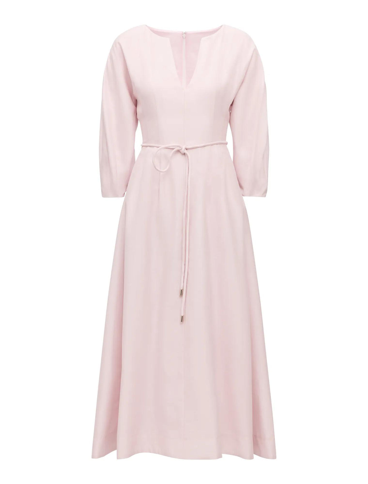 Scarlett Seam Detail Midi Dress Mauve Chalk_mannequin