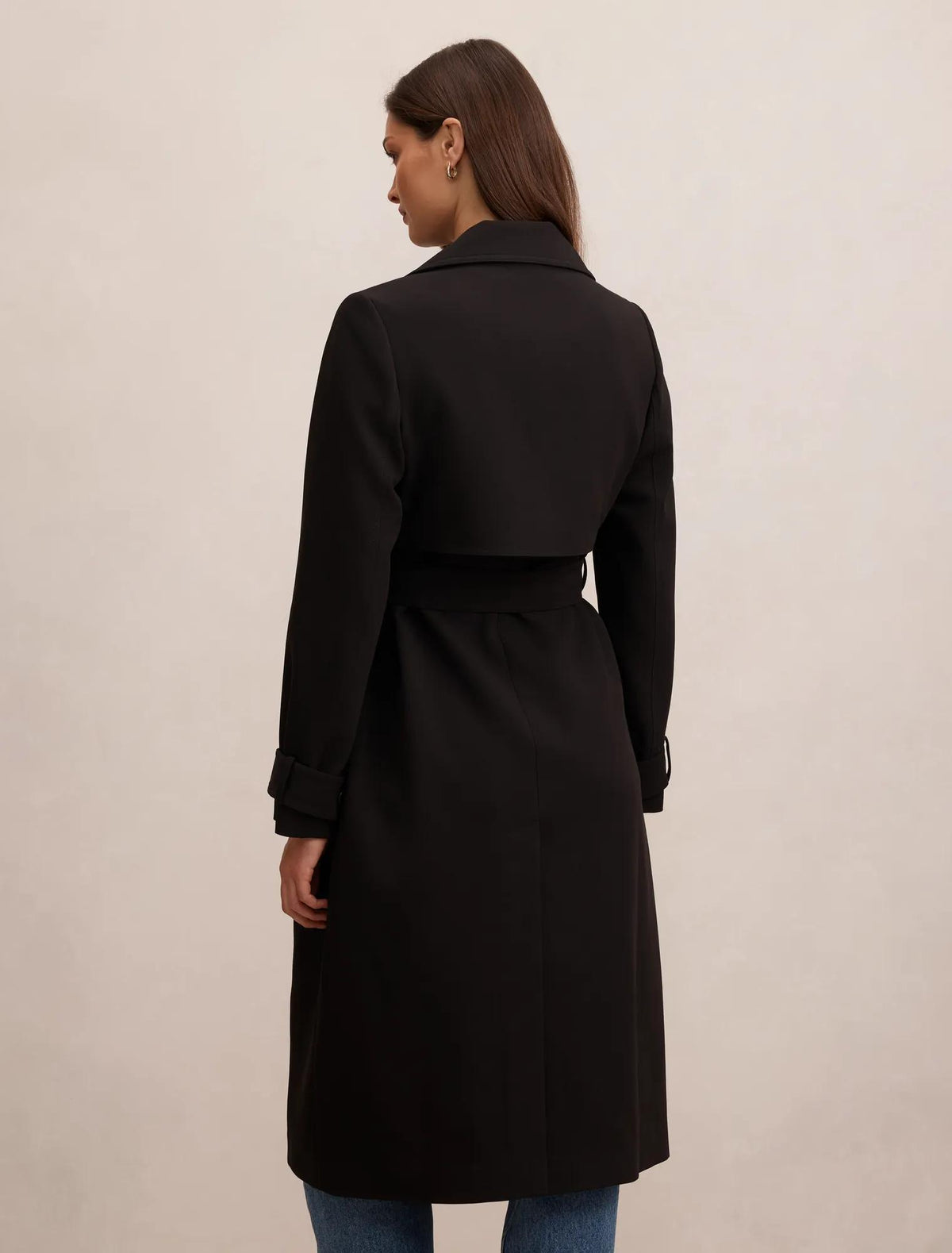 Lilah Trench Coat Black