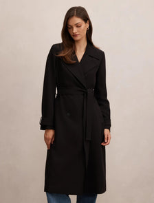 Lilah Trench Coat Black