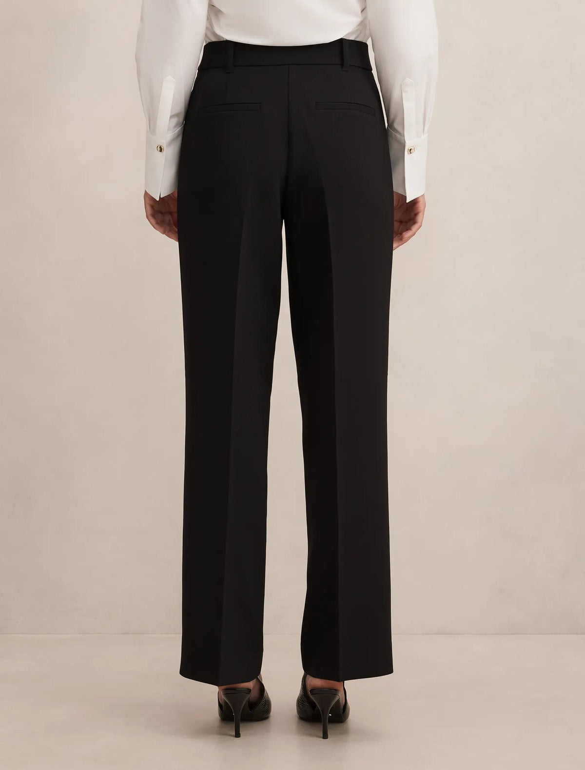 Ada Straight Leg Pants Black