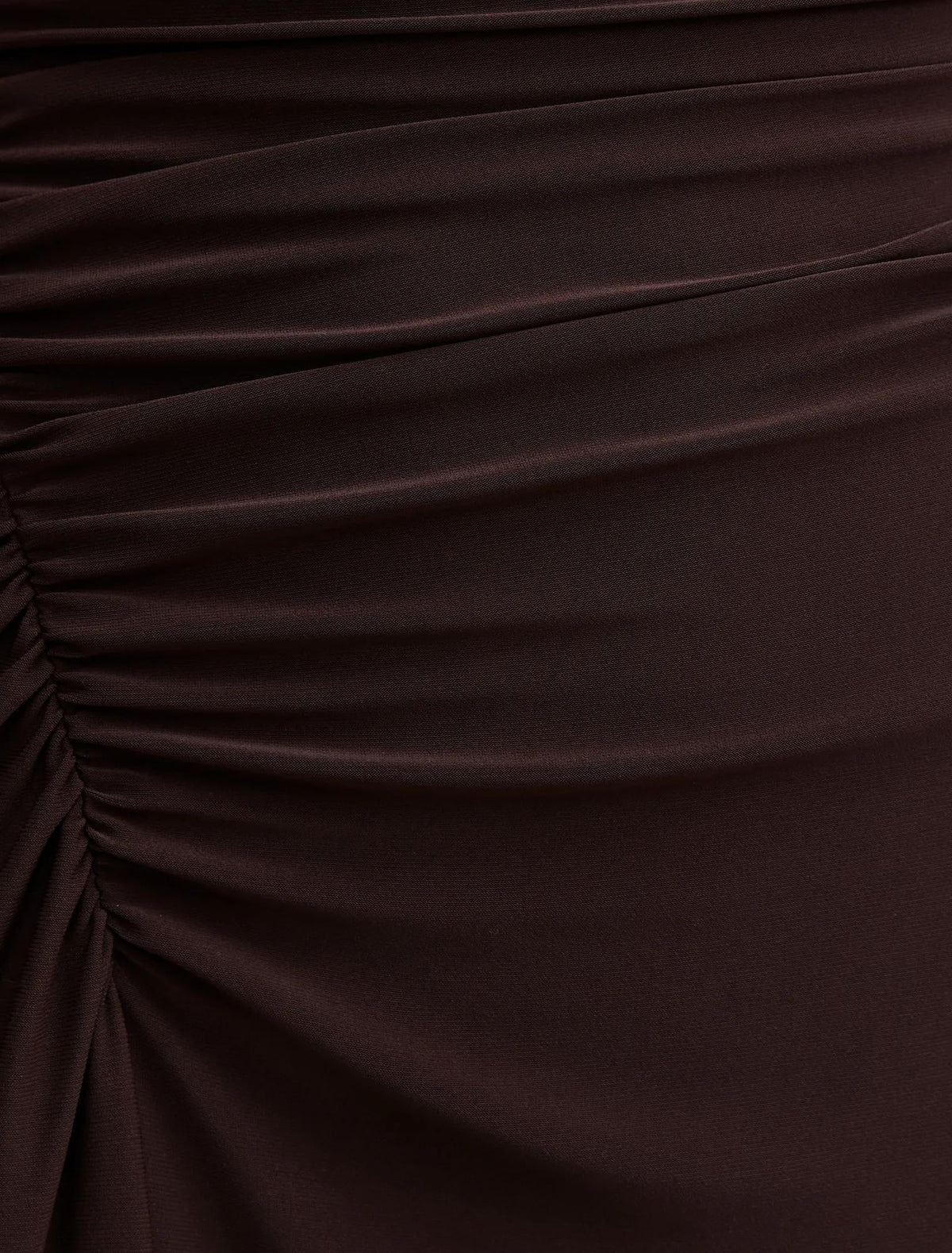 Marissa Jersey T-Shirt Midi Dress Dark Chocolate