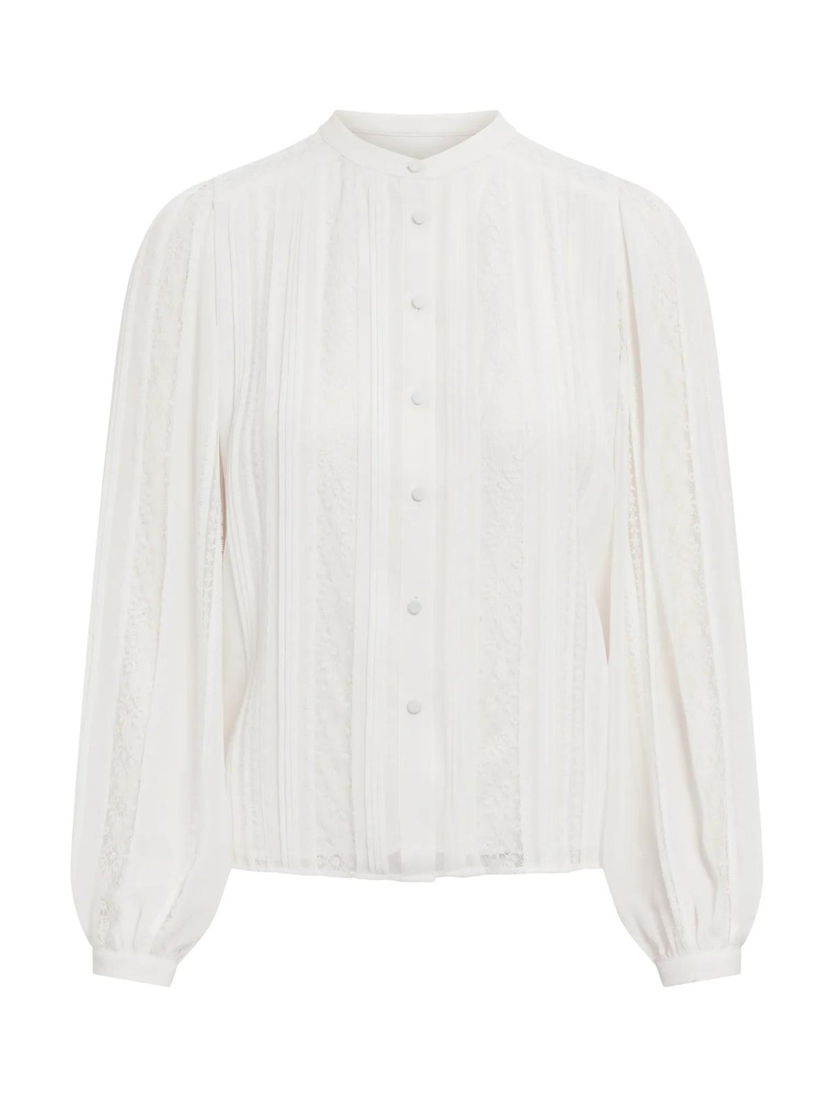 Alexis Lace Trim Blouse Porcelain_mannequin