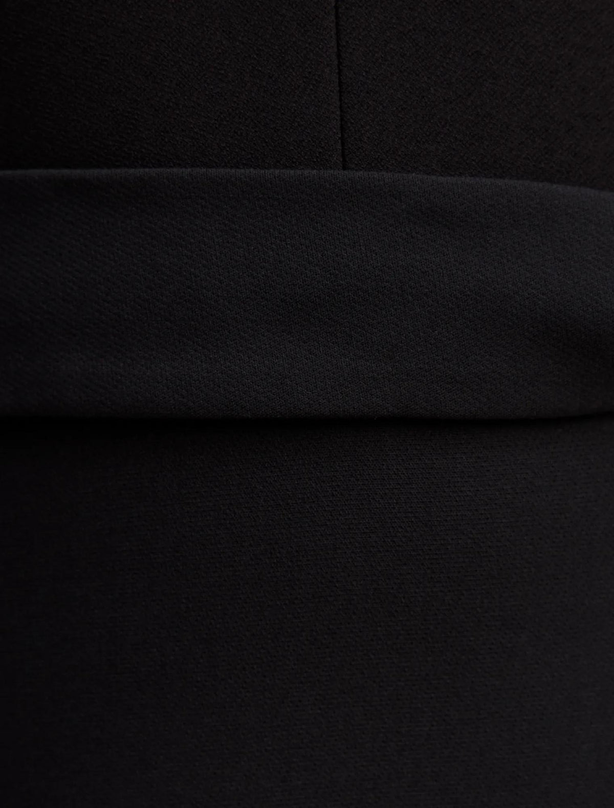 Rory Structured Tie Mini Dress Black