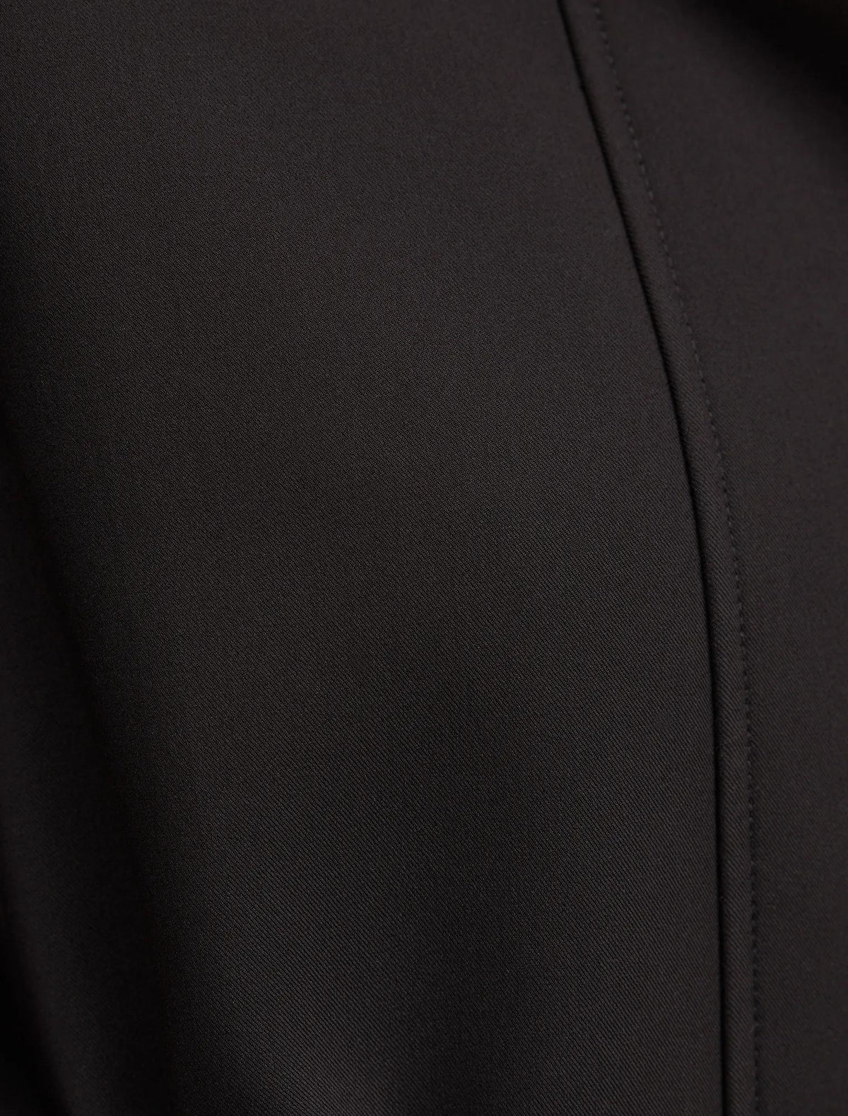 Florence Funnel Neck Trench Black