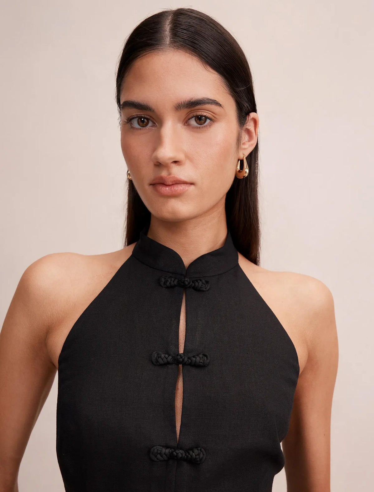Isla Halter Top Black