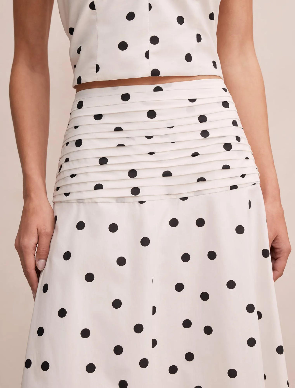Magnolia Polka Dot Skirt Marseille Spot Co-ord