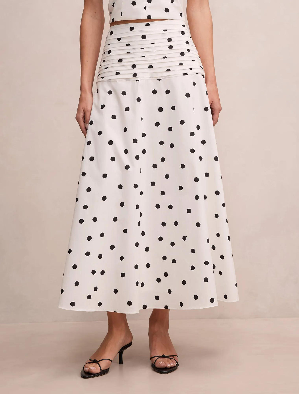 Magnolia Polka Dot Skirt Marseille Spot Co-ord
