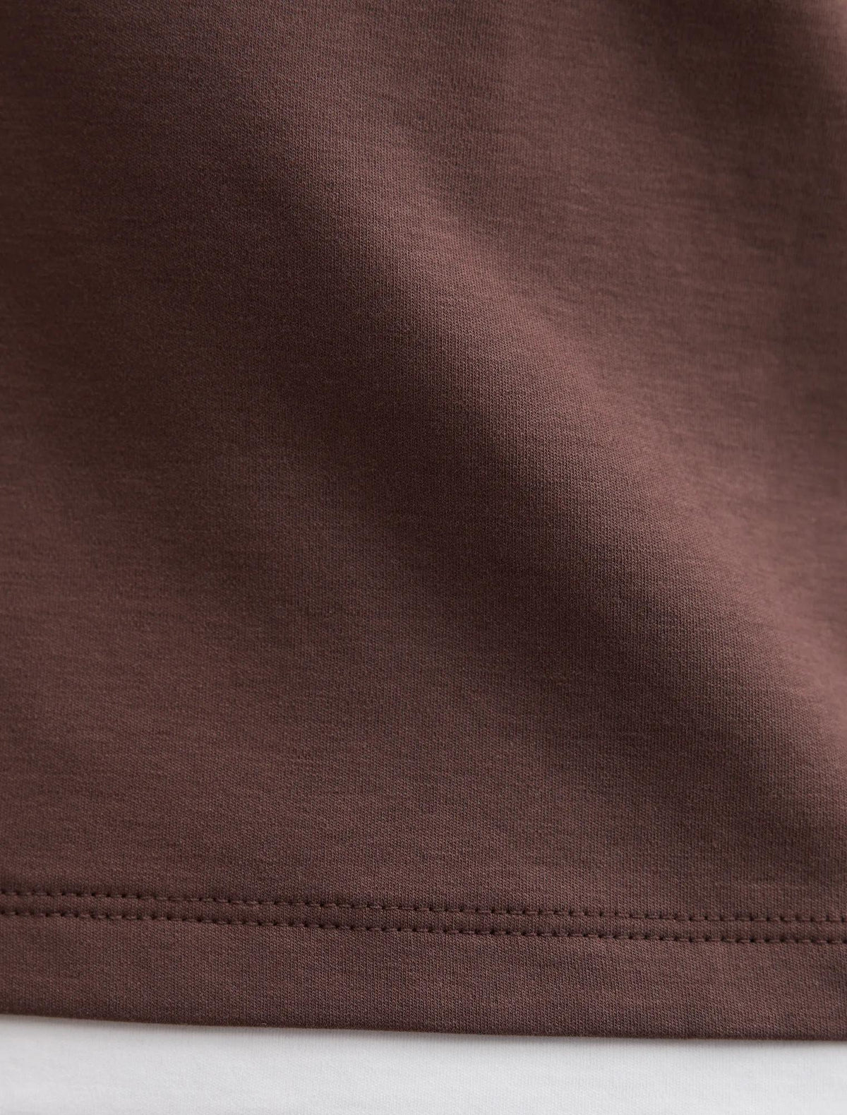 Charlie Contrast Layered Tee Chocolate Bark