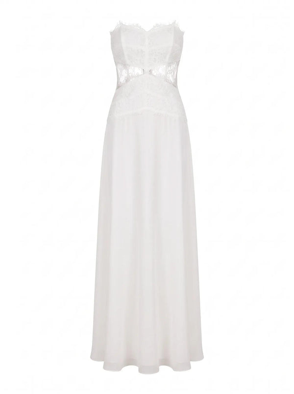 Amity Lace Corset Sheer Maxi Ivory_mannequin
