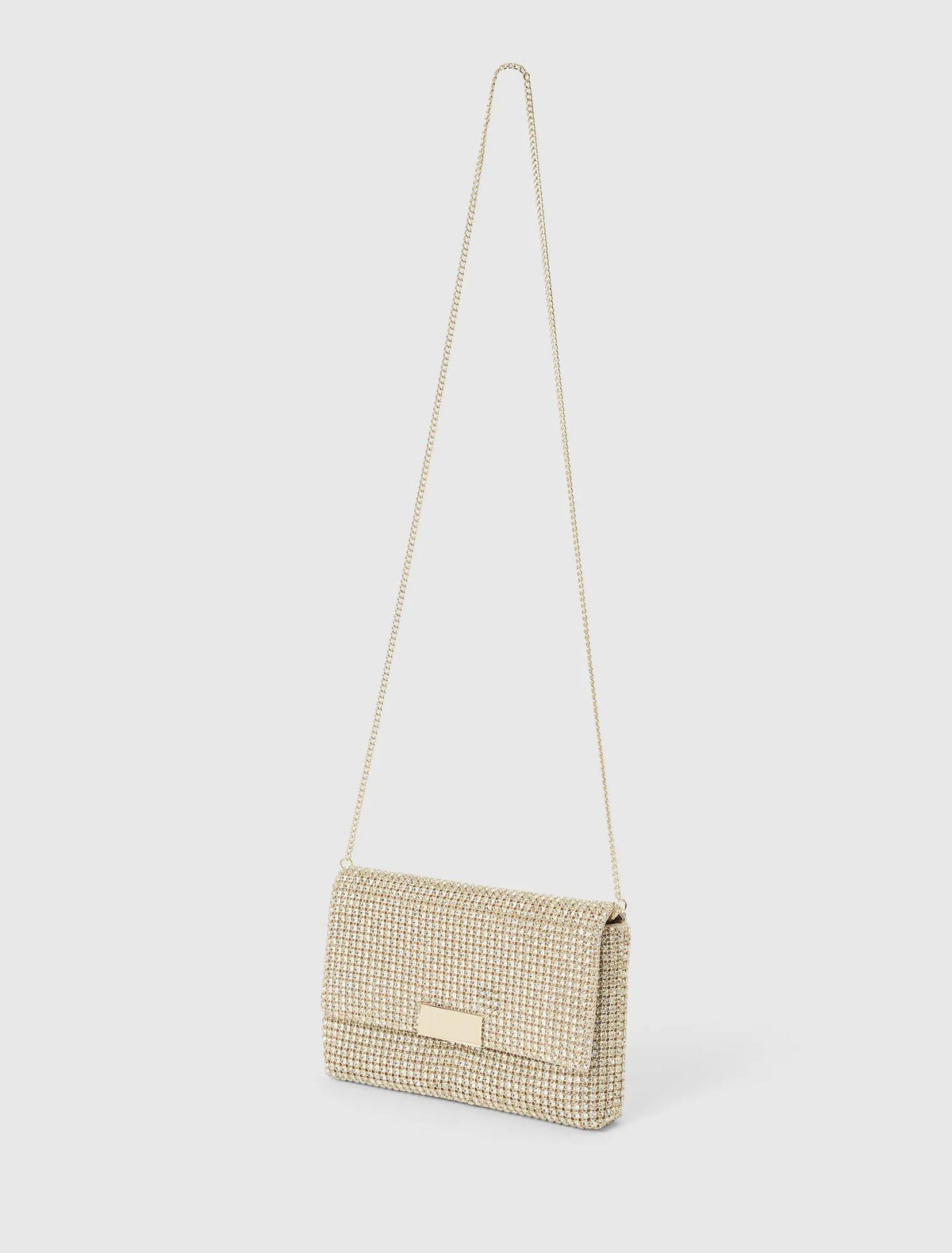 Gia Sparkle Clutch Gold_mannequin