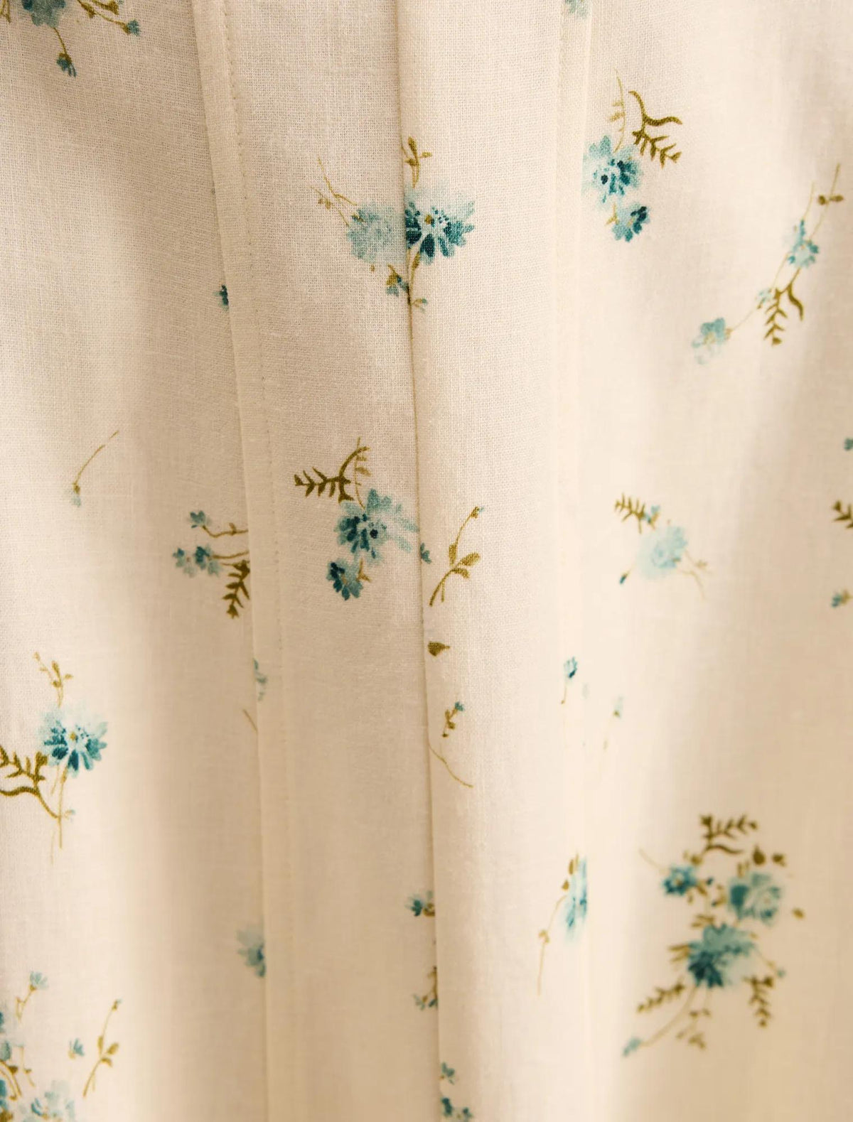 Sallie Tie Front Linen Midi Dress Elmira Ditsy