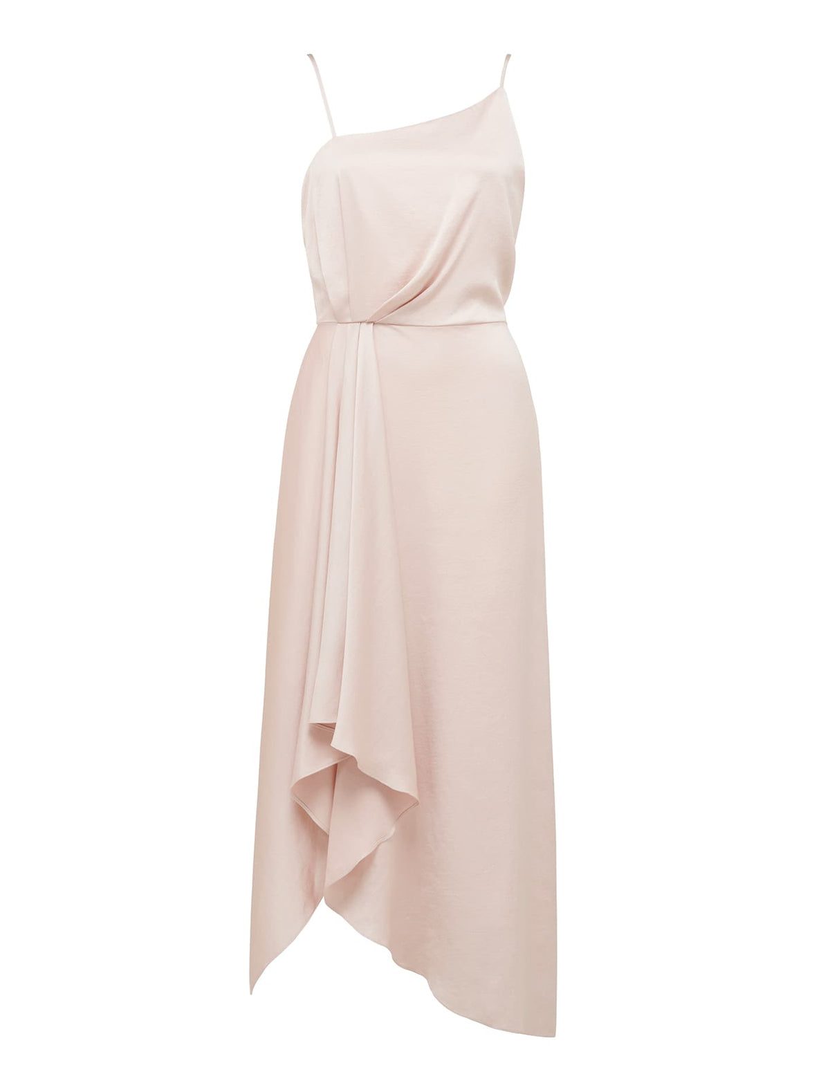 Danielle Strappy Ruffle Maxi Gown Champagne_mannequin