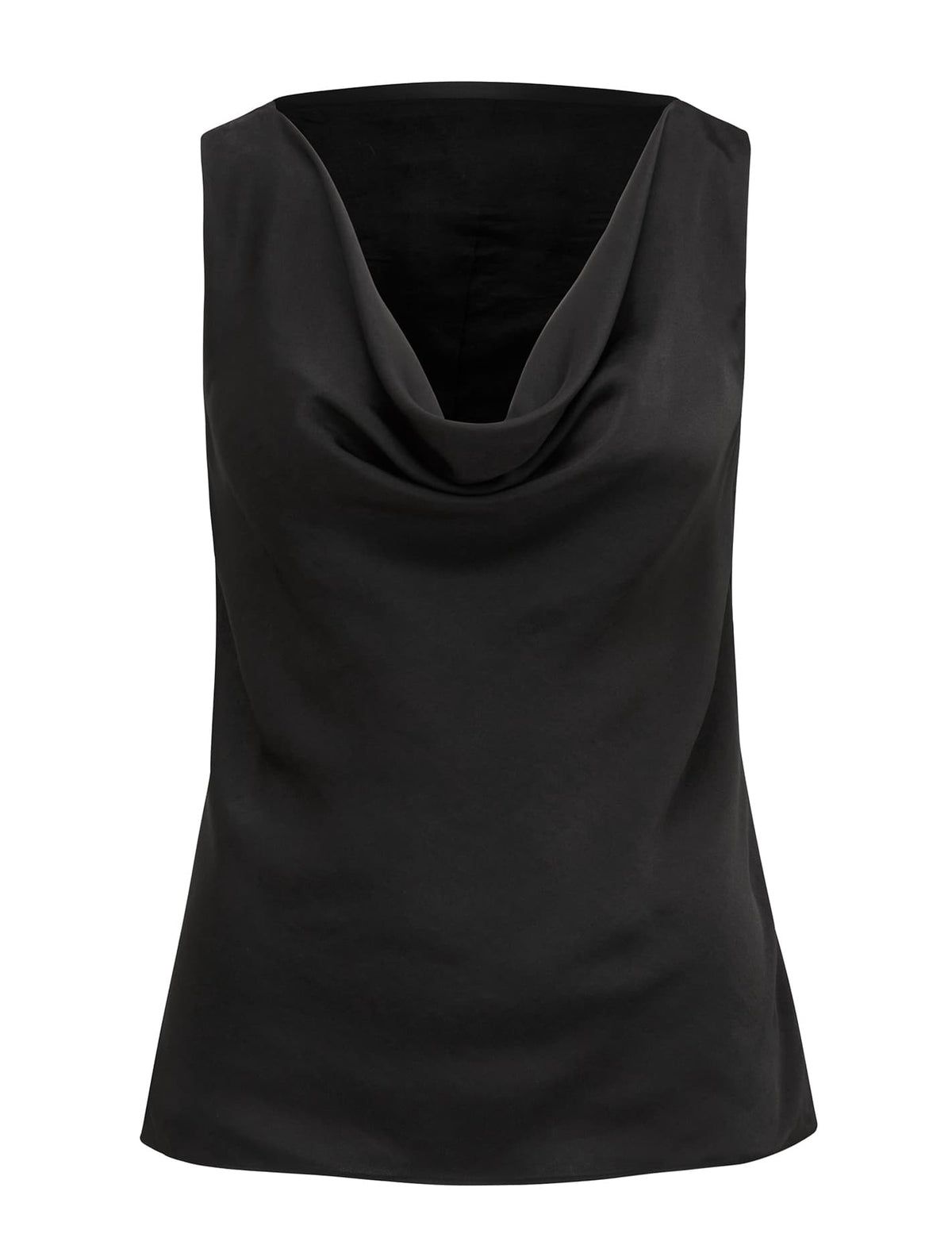 Hailey Cowl Cami Black_mannequin
