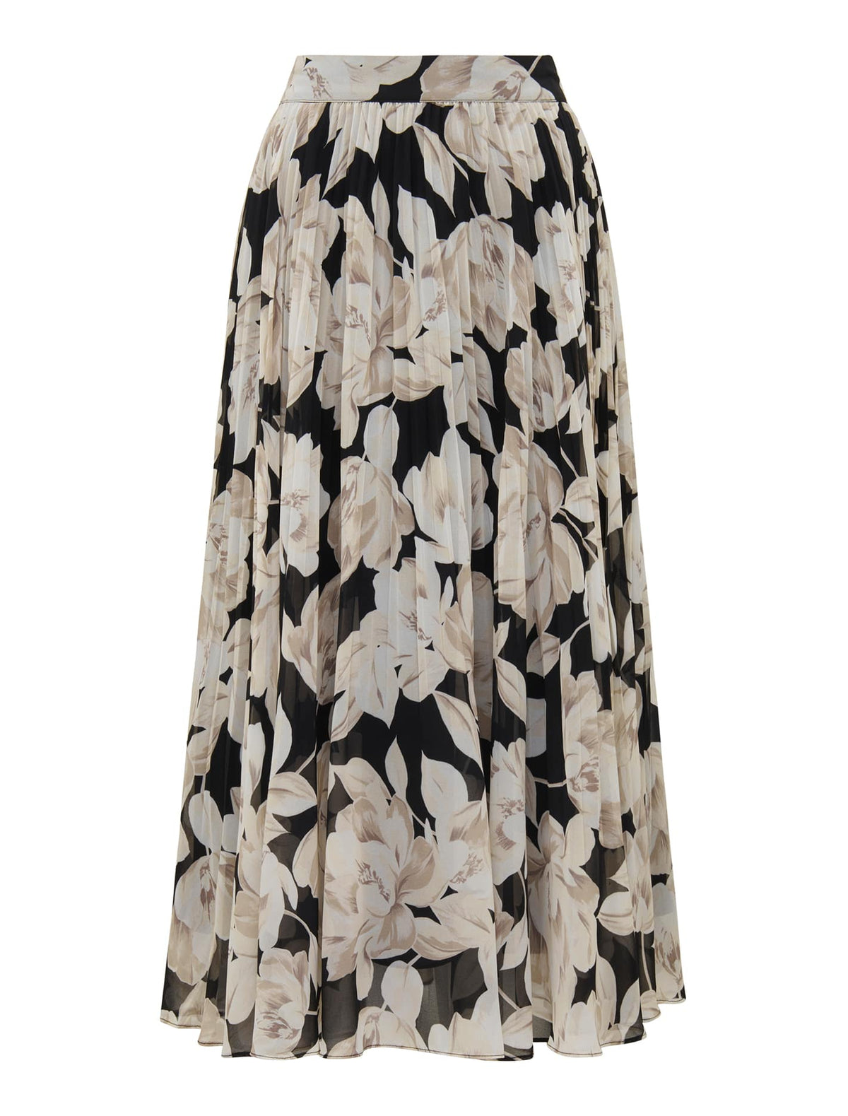 Aurora Pleated Skirt Light Wright Floral_mannequin
