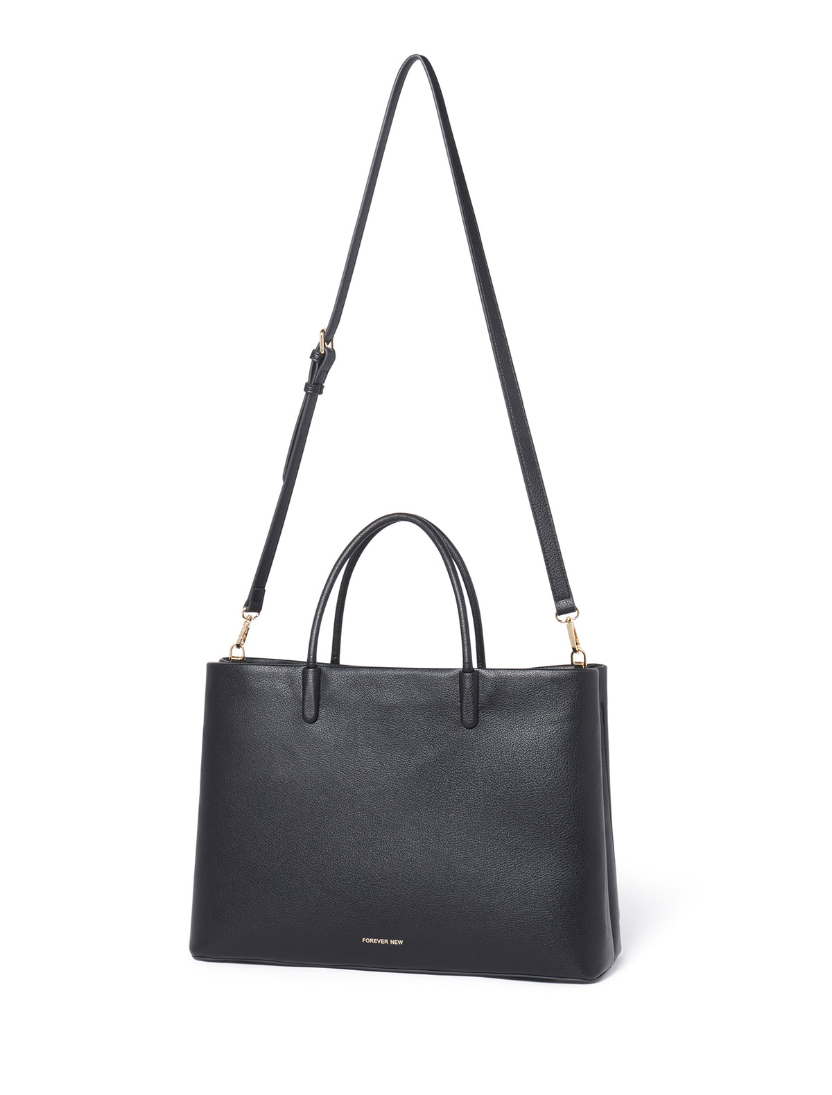 Romy Refined Laptop Bag Black_mannequin