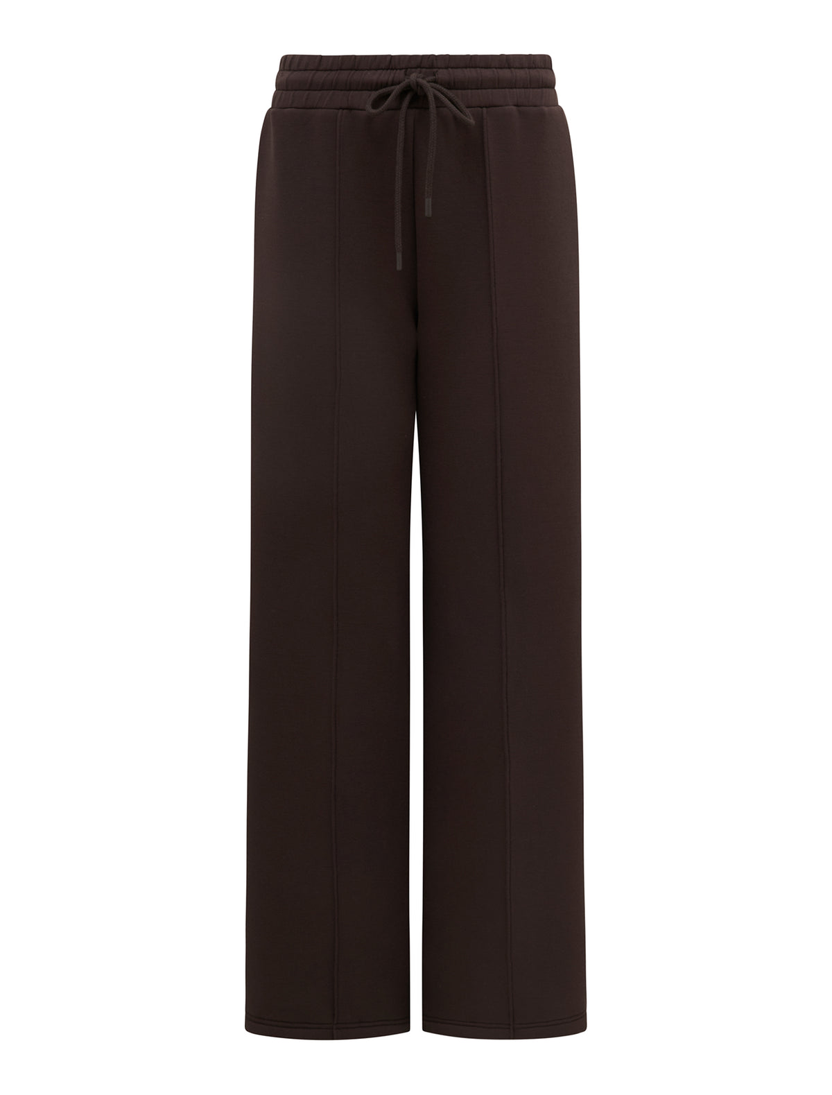 Tiana Wide Leg Track Pants Dark Chocolate_mannequin