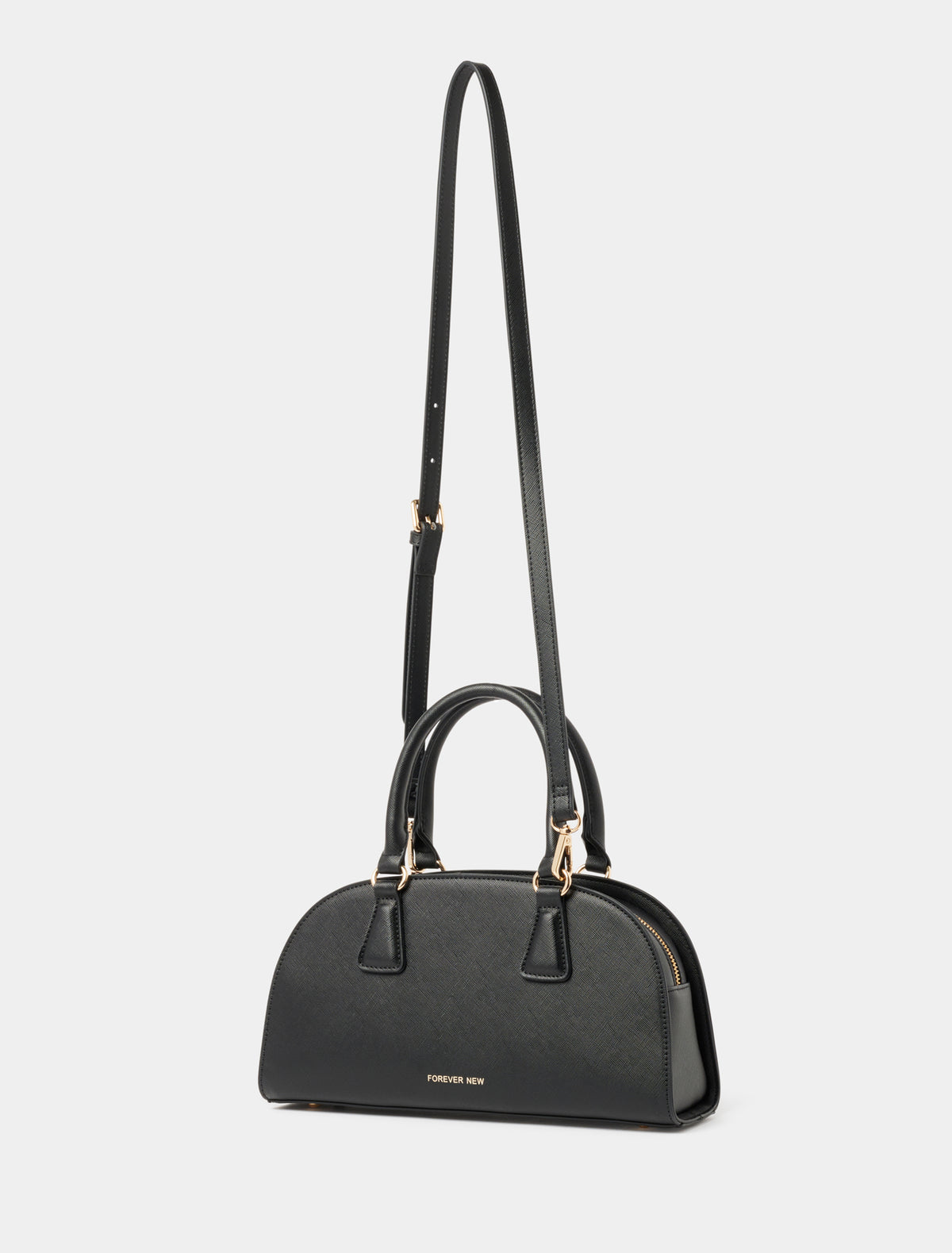 Marina Bowler Bag Black_mannequin