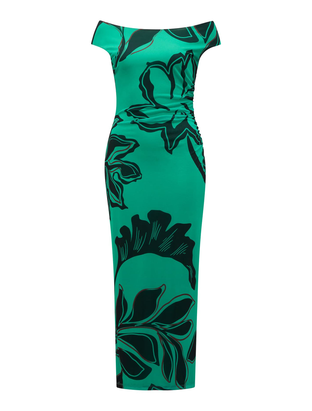 Gisella Tipped Mesh Midi Dress Mora Stencil_mannequin