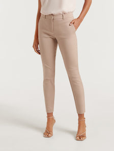 Mindy Petite 7/8th Slim Pants Fawn