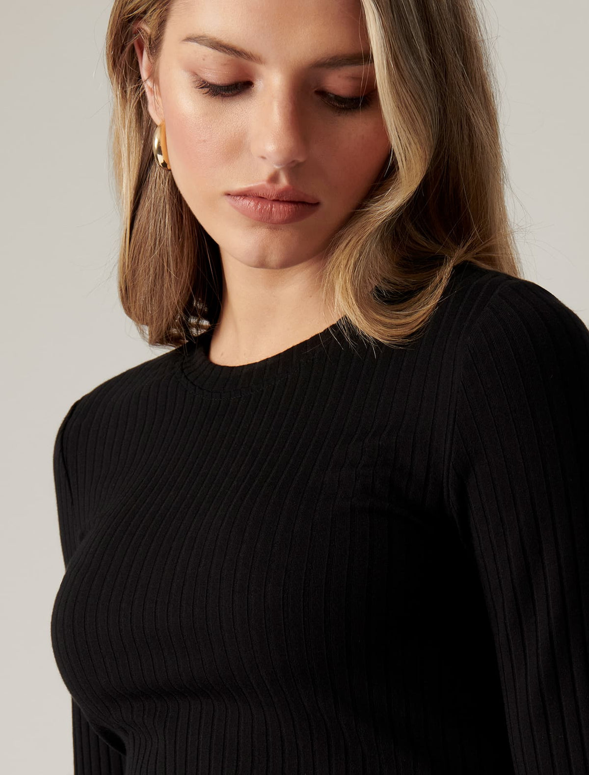 Sofia Flare Sleeve Top Black