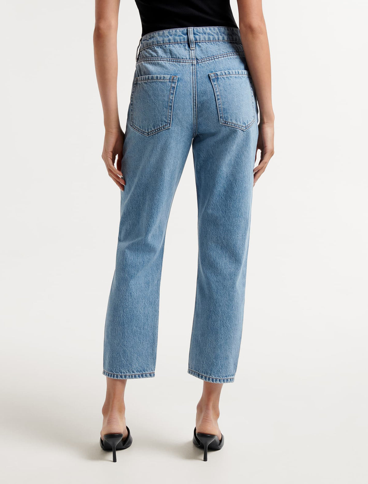 Asha Slim Jean Mid Wash