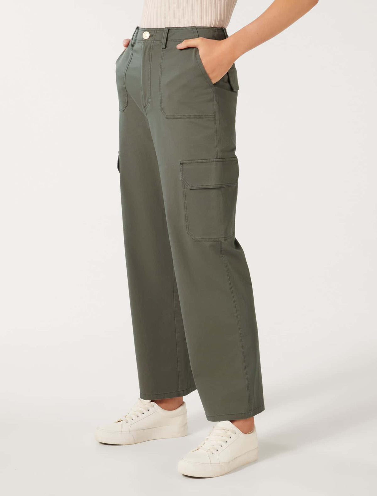 Lenny Cargo Pants Khaki