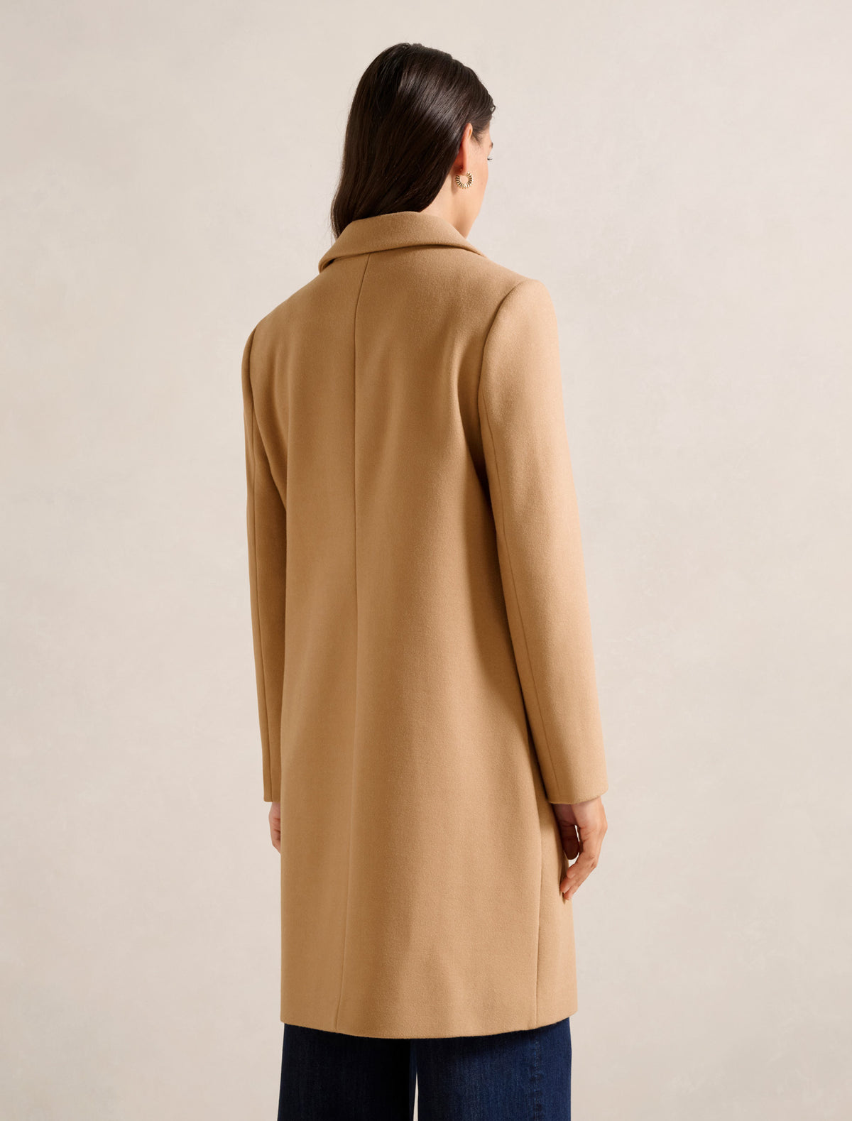 Bonnie Longline Coatigan Toasted Almond