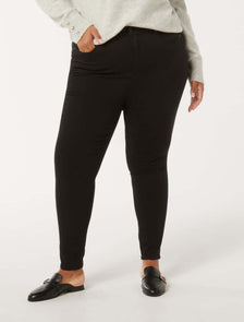 Bianca Curve High Rise Ankle Grazer Forever Black