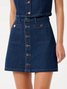 Ashley Denim Mini Skirt Rinse Wash
