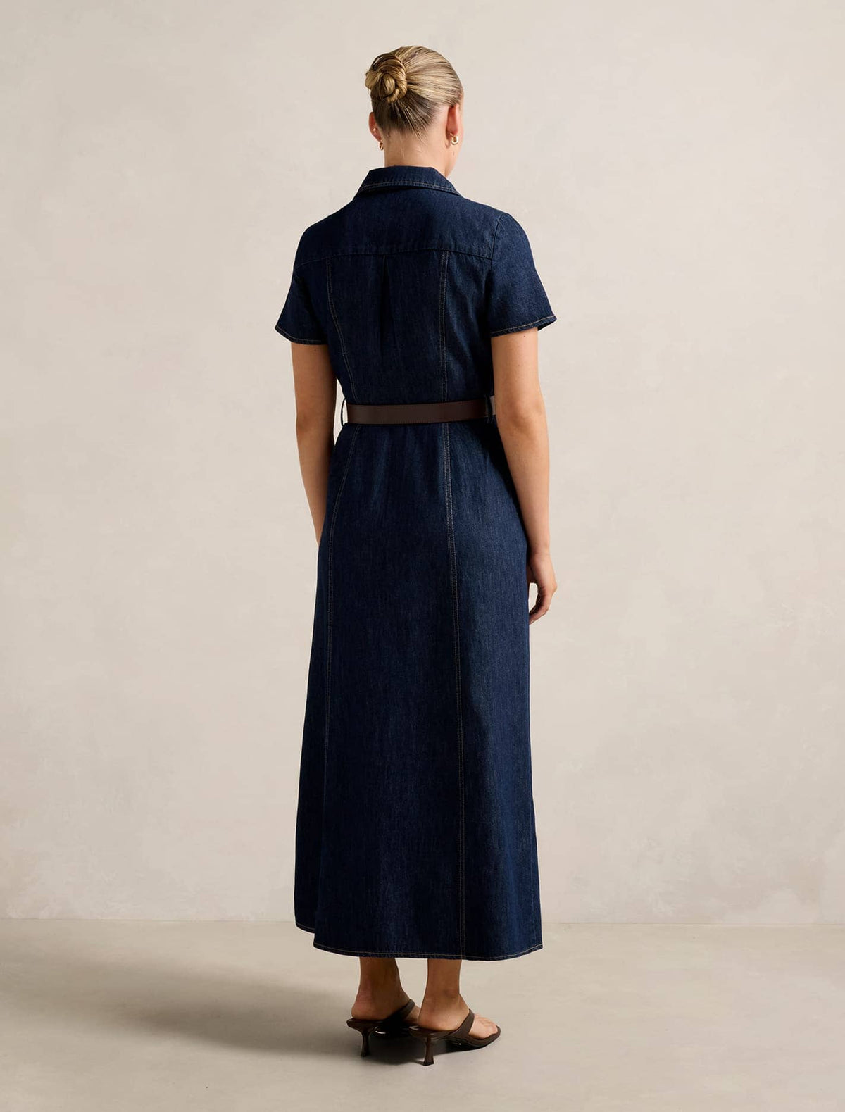 Lucy Denim Dress Dark Wash