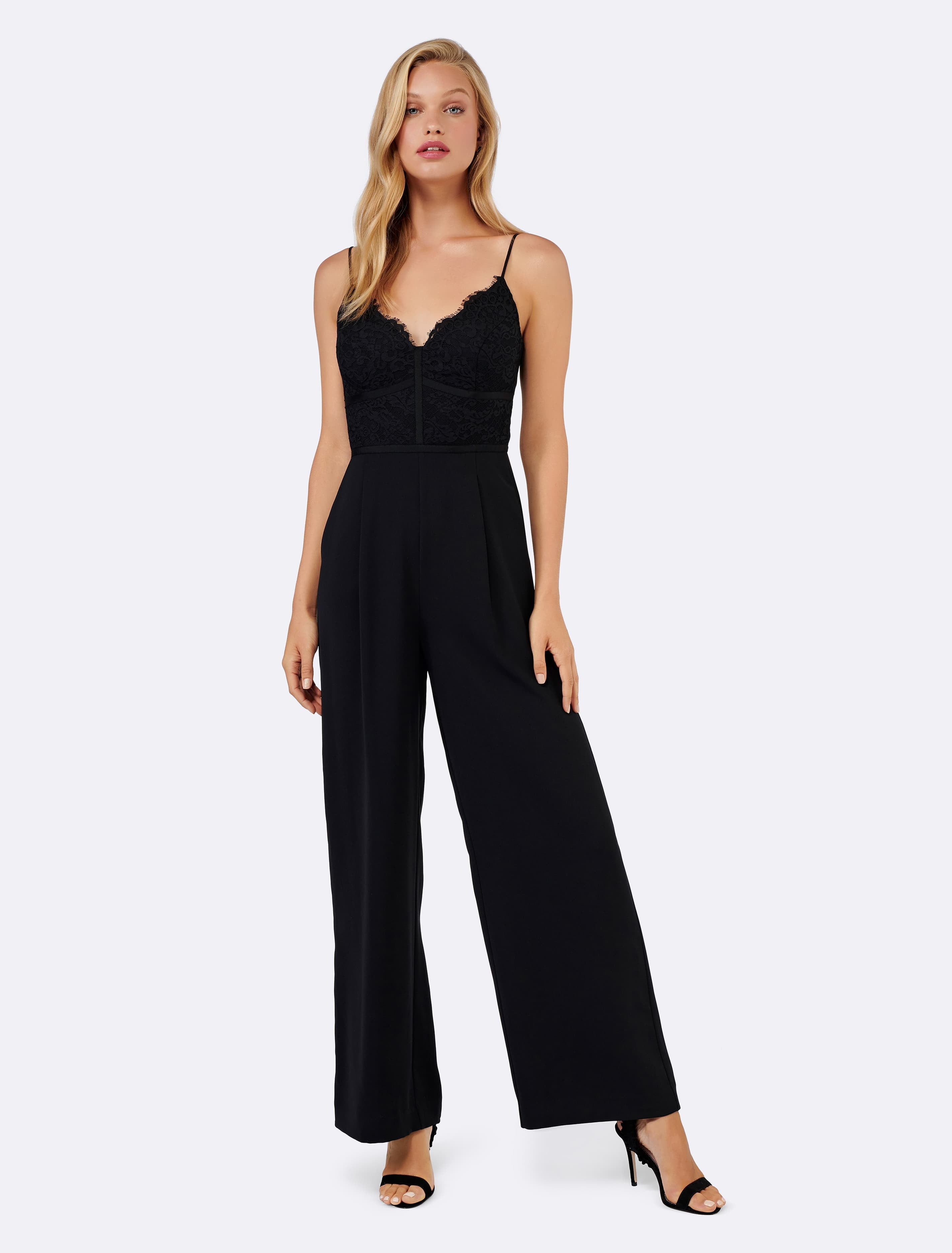 Louella lace bodice jumpsuit sales