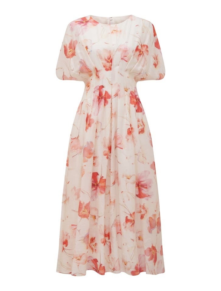 Eve Seam Detail Dress | Floral Dress