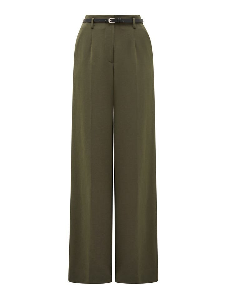 Chantelle Belted Wide-Leg Pants