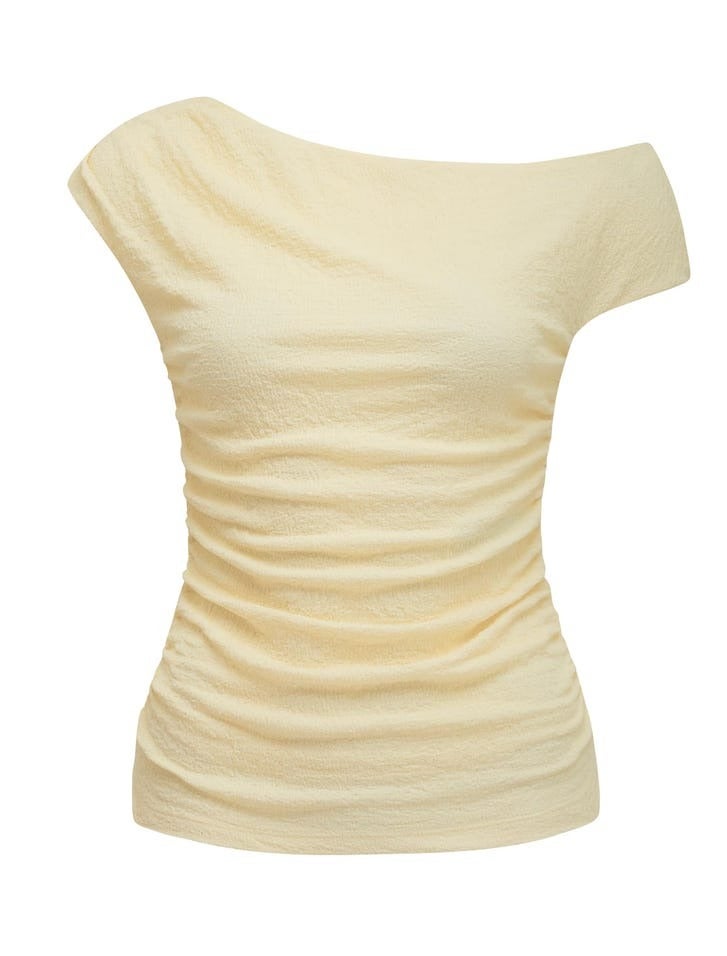 Hallie Ruched Off Shoulder Top | Women's Going Out Top