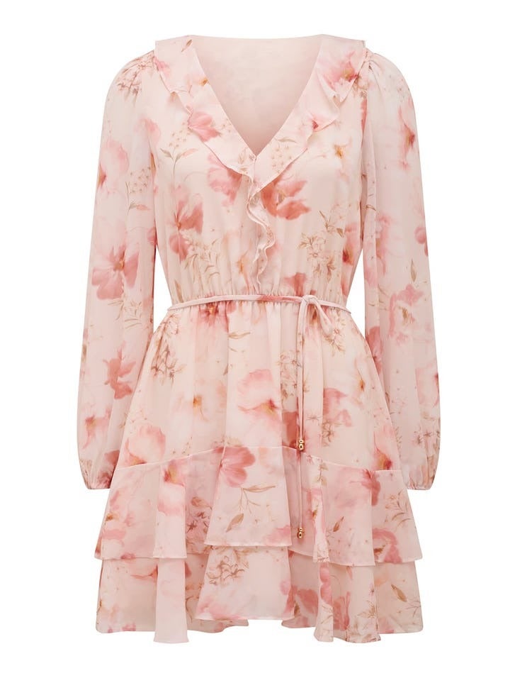 Heather Ruffle Mini Dress 