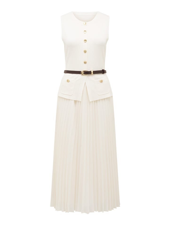 Daphne Waistcoat Midi Dress