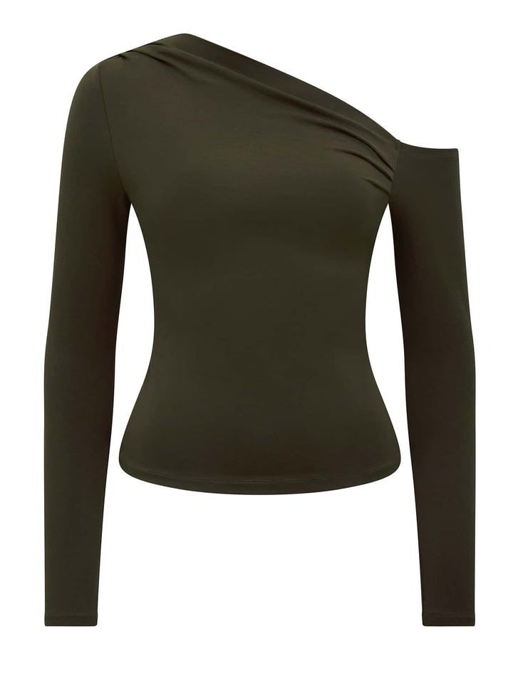 Riva One-Shoulder Top