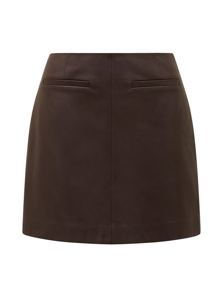 Addison Vegan Leather Mini Skirt
