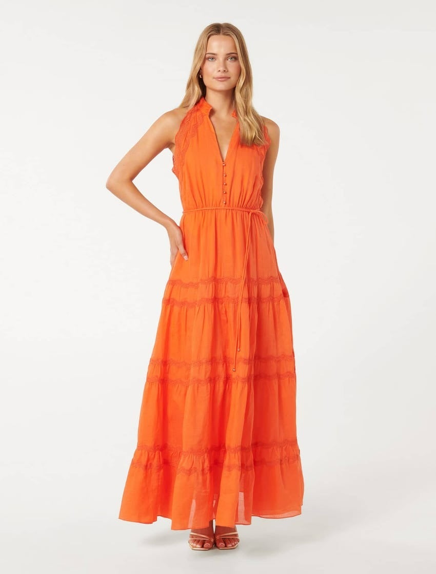 Faye Trim Detail Dress