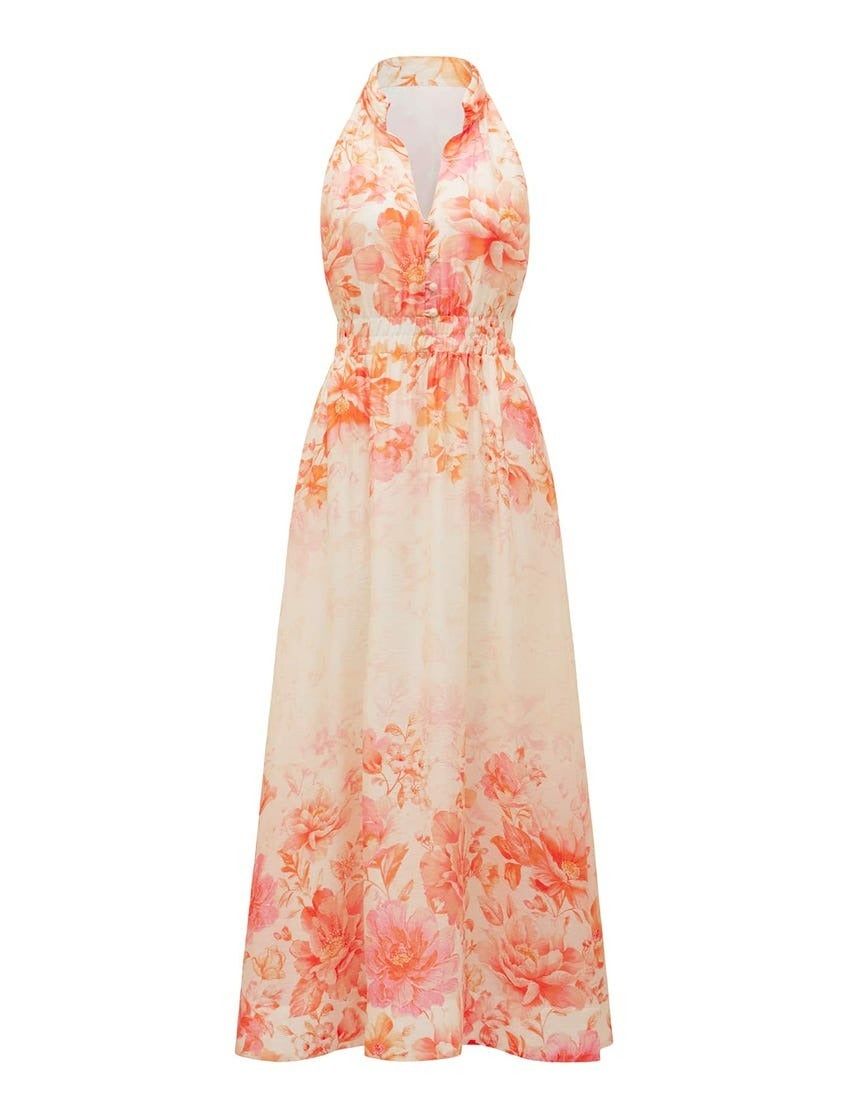 Ivy Printed Midi Dress