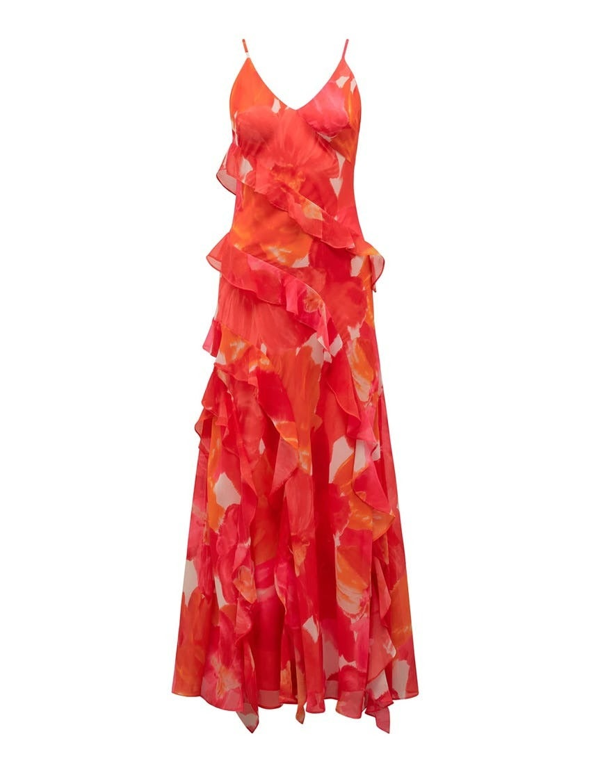 Poppy Ruffle Gown