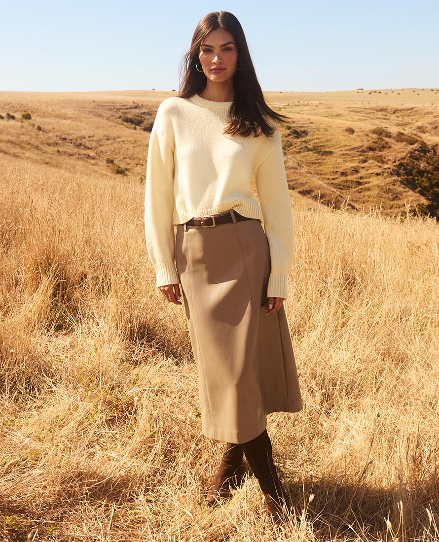 Forever New | Women's Workwear| Women's Work Separates| Knitted Top | Skirt