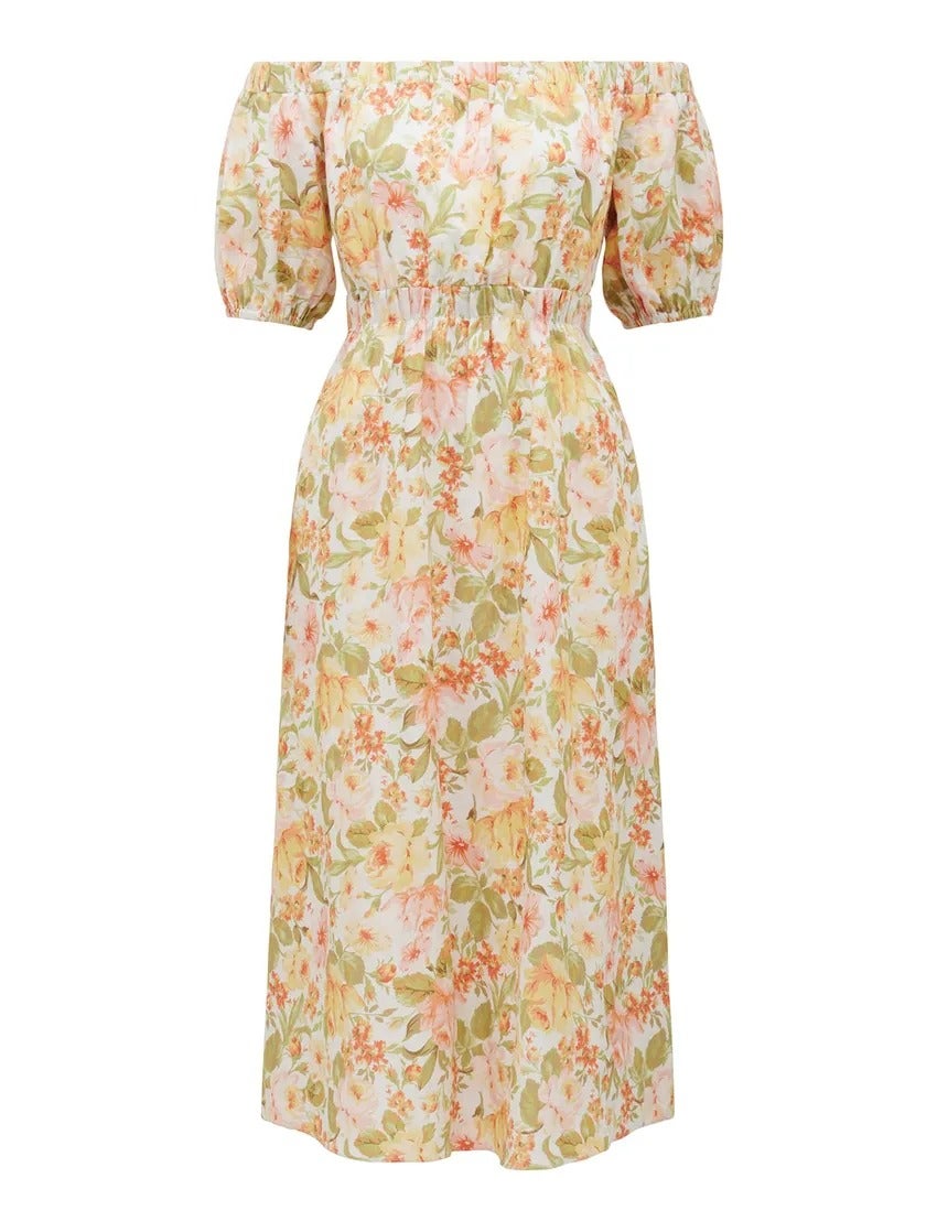 Milan Bardot Midi Dress