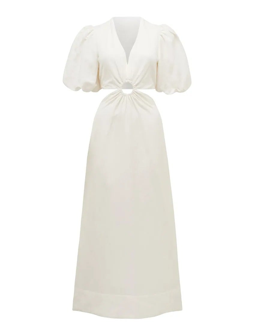 Rosie Ring Cut-Out Midi Dress